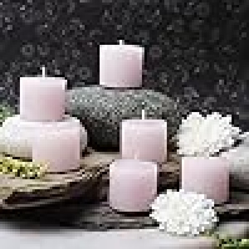 AuraDecor Wax Lavender Fragrance Votive Candles (Purple)